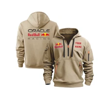Red Bull Racing Quarter Zip Hoodie – F1 Motorsport Pullover