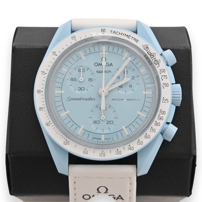 Used Omega x Swatch Speedmaster Mission to Uranus Wristwatch
