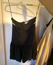 Women s Black Strapless Dress Size S Bow Acce...