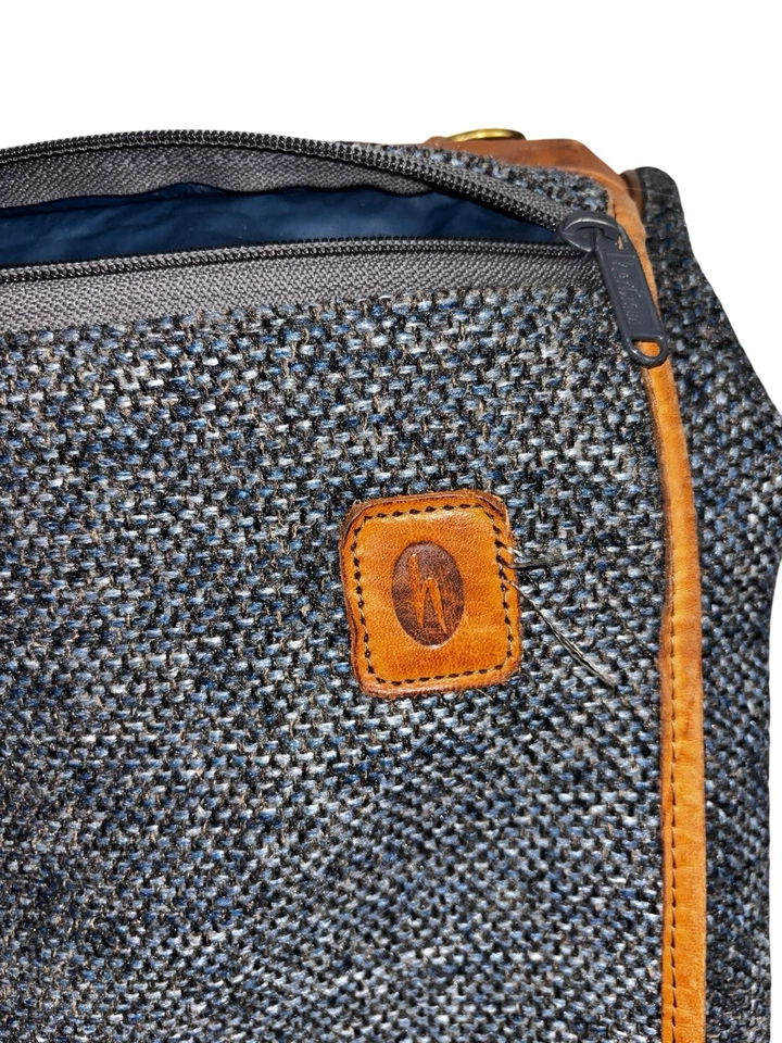 Vintage Hartmann Mens Tweed Belting Leather Mobile Traveler Classic Garment Bag - Image 3 of 4