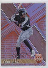 2019 Panini Elite Extra Edition Aspirations Orange 65/100 Eddy Diaz #153 nd3