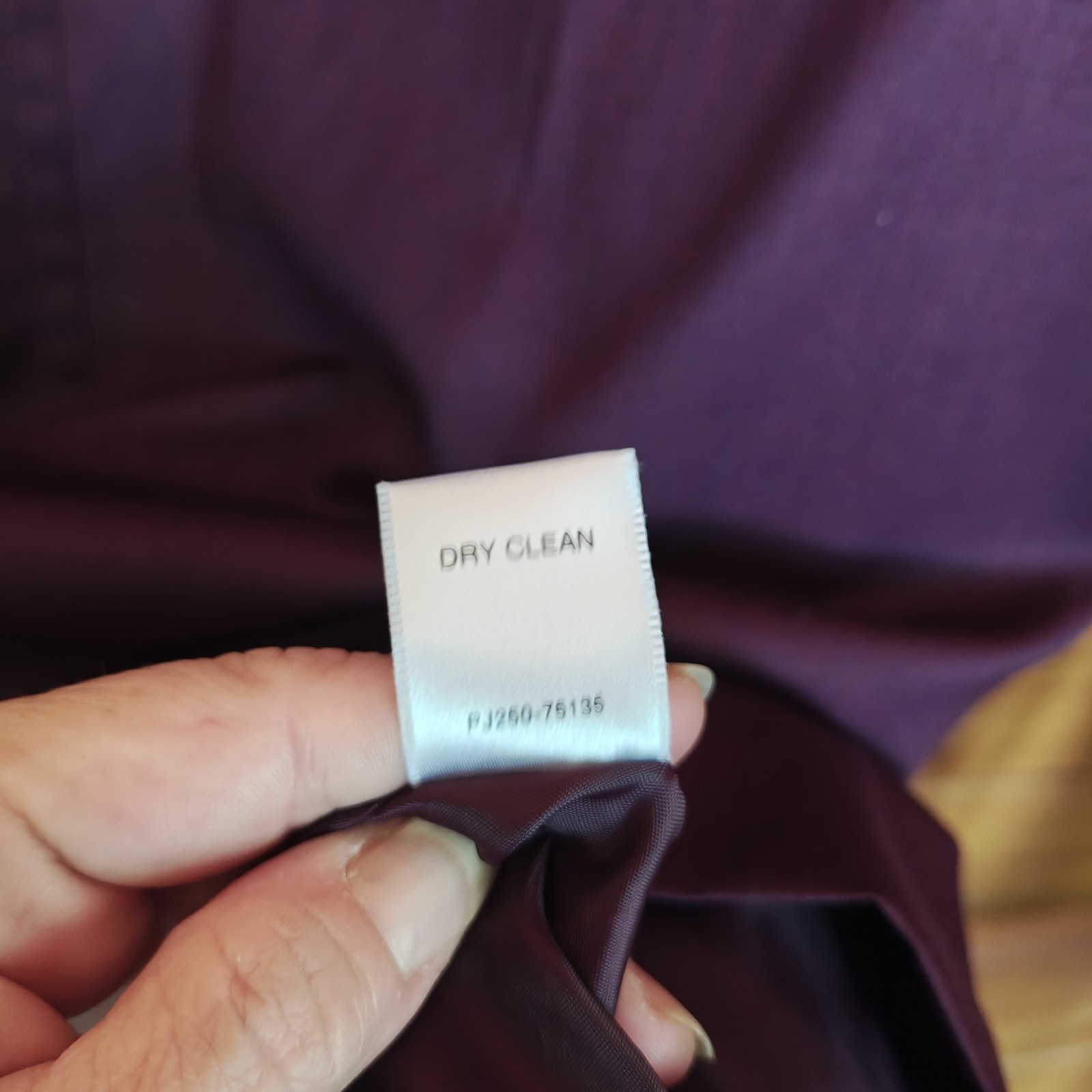 Pendleton Purple Wine Wool Blend Lined Shift Care… - image 5