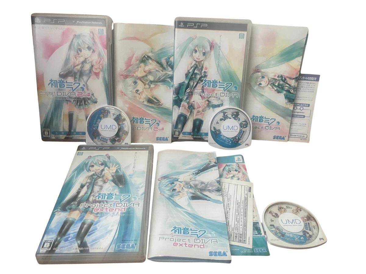 Hatsune Miku Project Diva 2nd Sur Sony PSP - Version NTSC-J Japonaise Complète