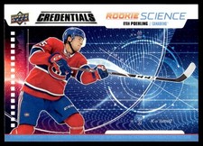 2019-20 Upper Deck Credentials Rookie Science Ryan Poehling #RS-02