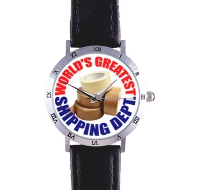 WORLD'S GREATEST SHIPPING DEPT WATCH: PACKAGES,TAPE, SHIP,MAIL,RARE COLLECTIBLE!