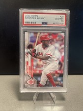 2020 Topps Aristides Aquino #20 Batting (RC) GEM MT PSA 10