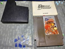 Nintendo 8 bit Double Dribble (1987) With Case & Manual Tested Video Game