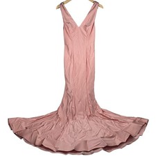 Cynthia Sahar Pink Mermaid Gown Formal Evening Dress Slight Train S Style CS100