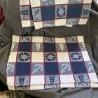Xmas gift! Nautical Set Of 4 Seaside placements Anchor Boat Lighthouse Woven — photo 6