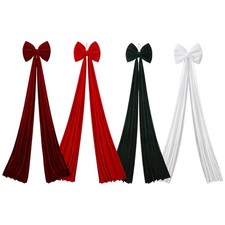Extra Large Christmas Bow 6.6 Ft Holiday Decor Christmas Big Velvet Bows