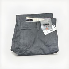 New Men's Dockers Easy Khaki Straight Fit D2 Flat Front Pants Charcoal Gray