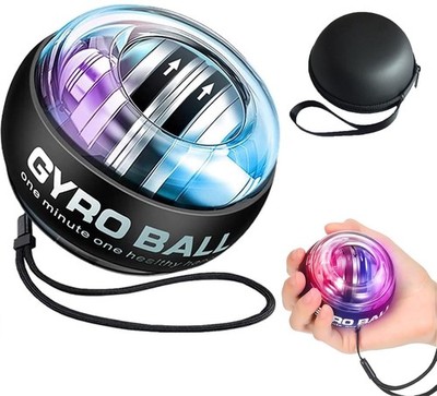 Auto-Start Wrist Power Gyro with Lights, Wrist Strengthener and Forearm Exerc...