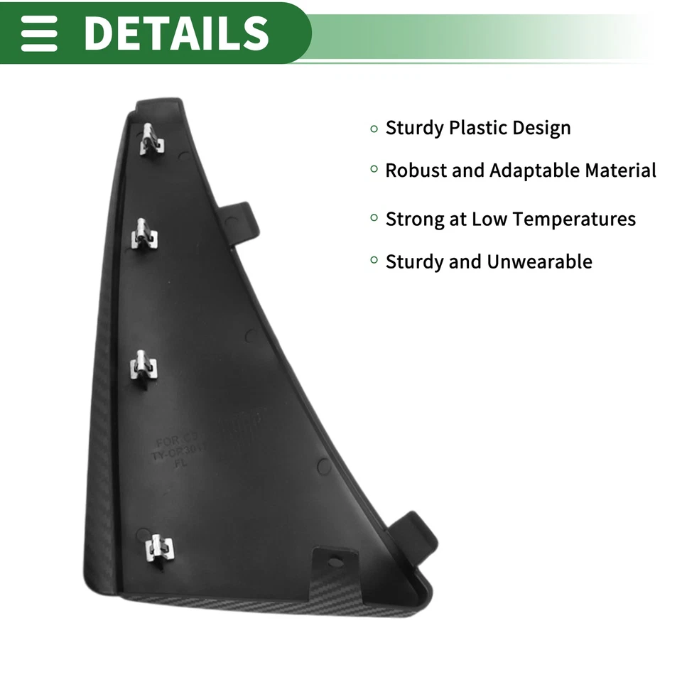 Schmutzfänger-Spritzschutz für Chevrolet Corvette C8 2021-2024 - Bild 4 von 4