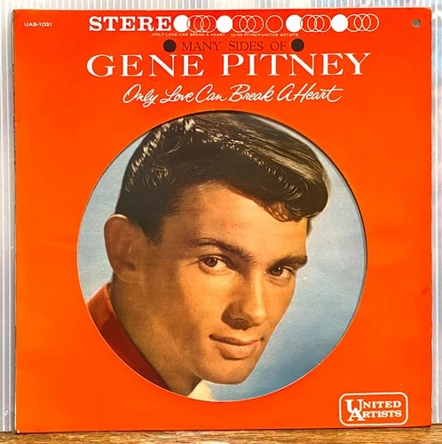 Gene Pitney Only Love Can Break A Heart 1963 Japan Promo Thin Sleeve LP UAS-1031