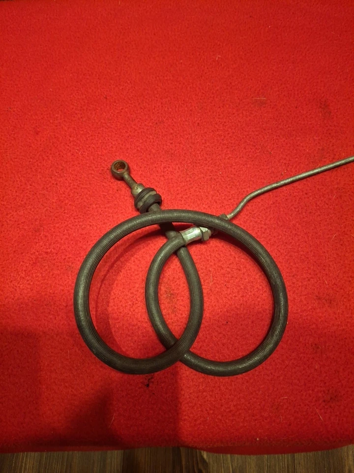 Honda CB350F 1973 cuatro CB350 LÍNEA DE CABLE DE FRENO DELANTERO líquido de conexión OEM Foto 4 de 4