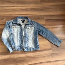 H&M Jeansjacke Jungen oder Mädchen Gr. 128, Jeans Jacke, Jackett , Unisex