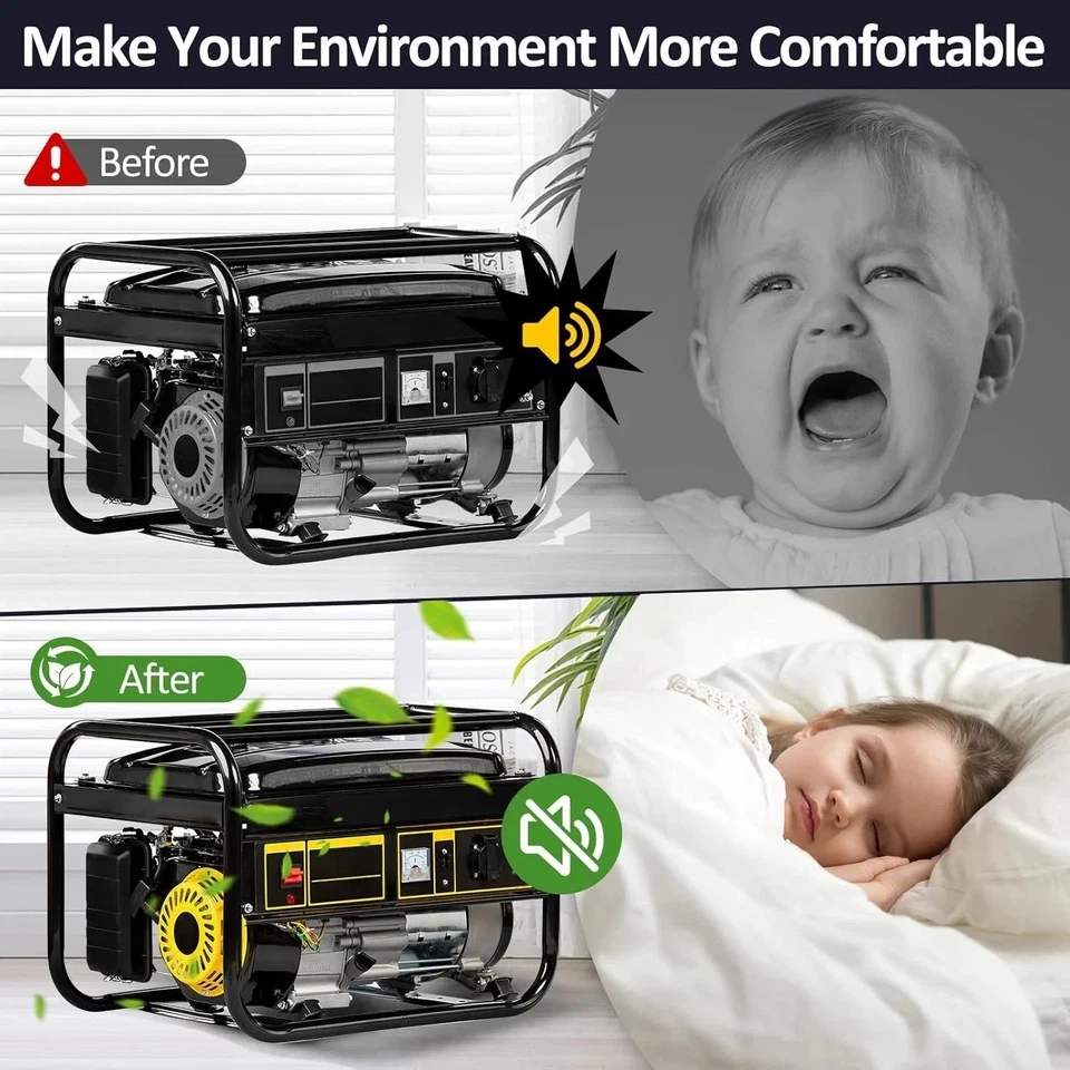 2025Newly Upgraded Generator Exhaust Extension Silencer Kit with Insulated Throu - Image 4 of 4