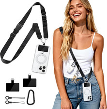 Multifunctional Phone Lanyard, Cell Phone Universal Adjustable Anti-Theft Crossb