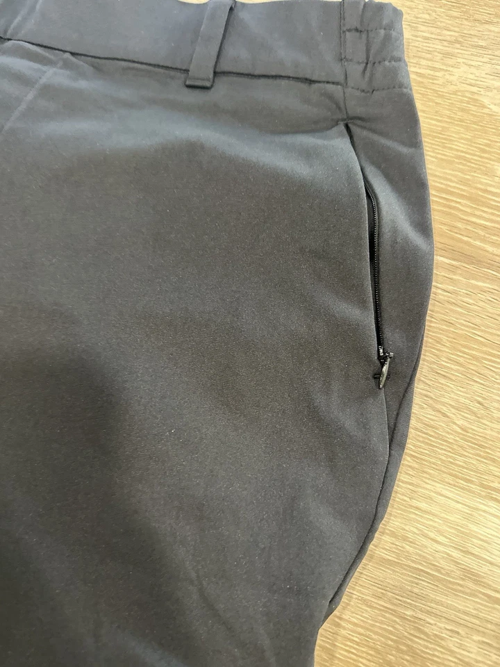 Pantalones elásticos negros Lands End Pull On Leg para mujer talla grande 14-16 nuevos sin etiquetas Foto 2 de 4