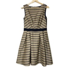LANVIN en Bleu - Beige Black Women's Dress