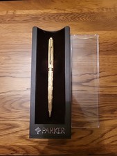 Vintage Parker 61 Gold Plated "Cumulus" Ballpoint Pen. Cased.