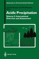 A. H. M. Bresser (U. A.) | Acidic Precipitation | Taschenbuch | Englisch (2011)