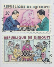 Djibouti Stamps Scott #513 To 514, Used