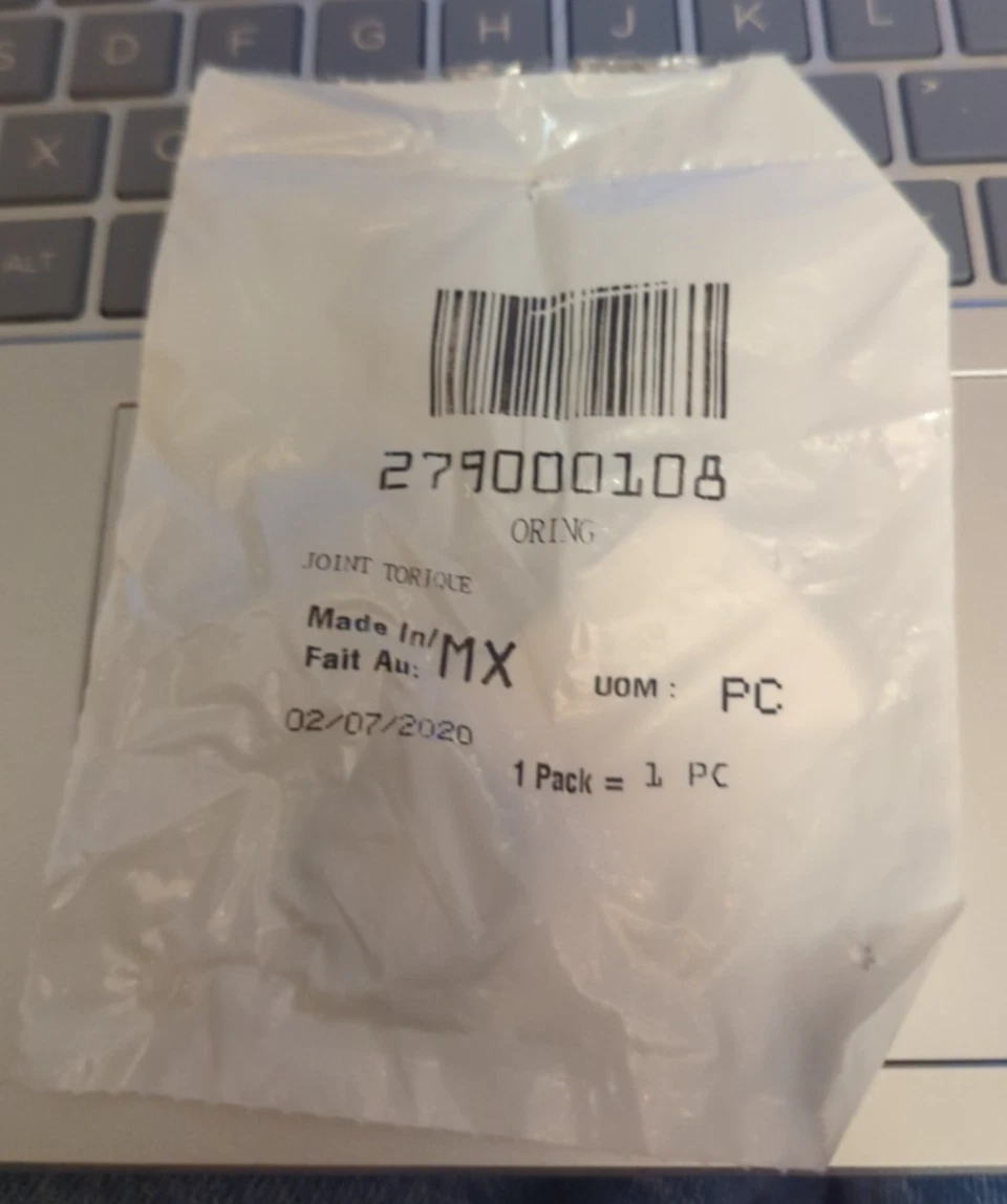 1-Sea-Doo New OEM O-Ring 279000108