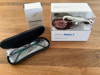 Orcam MyEye 2 - sprechende Brillenkamera für Blinde - mit viel Zubehör