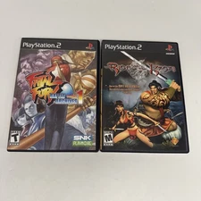 PS2 Battle Bundle: Fatal Fury Battle Archives, Vol. 1 & Rise Of The Kasai; CIB