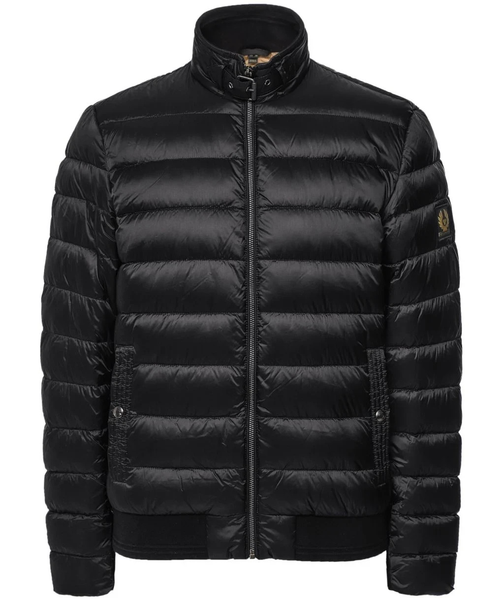 BELSTAFF CIRCUIT DOWN PUFFA BOMBER JACKET BLACK UK46 3XL RRP £350 NEW