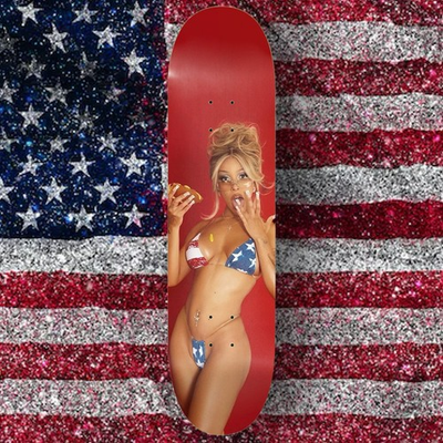 #ad #ad Doja Cat 4th of July Skateboard 8.5quot; Made in USA $125.00