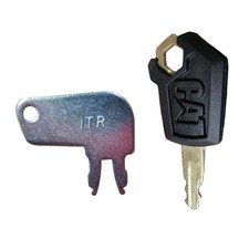 Fits CAT Fits Caterpillar Equipment Key Set Ignition Key Master Disconnect Key