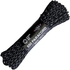 Atwood Rope MFG Glow Tracer Paracord 550 UV-Resistant 7-Strand Glows In Dark USA