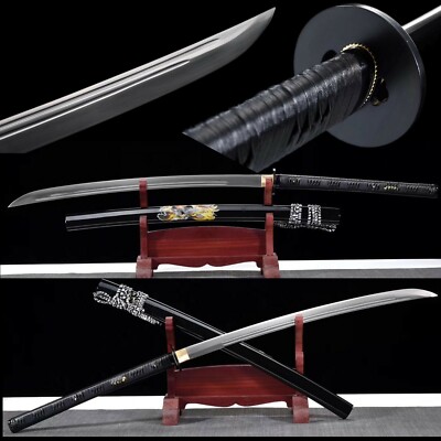 48“ Battle ready “斩马刀”Japanese Samurai Katana 9260 Spring