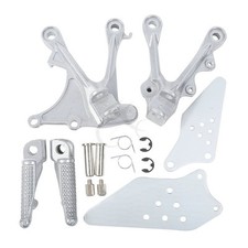Pedane poggiapiedi anteriori per Kawasaki Ninja ZX6R ZX-6R 05-08 ZX636 2005-2006