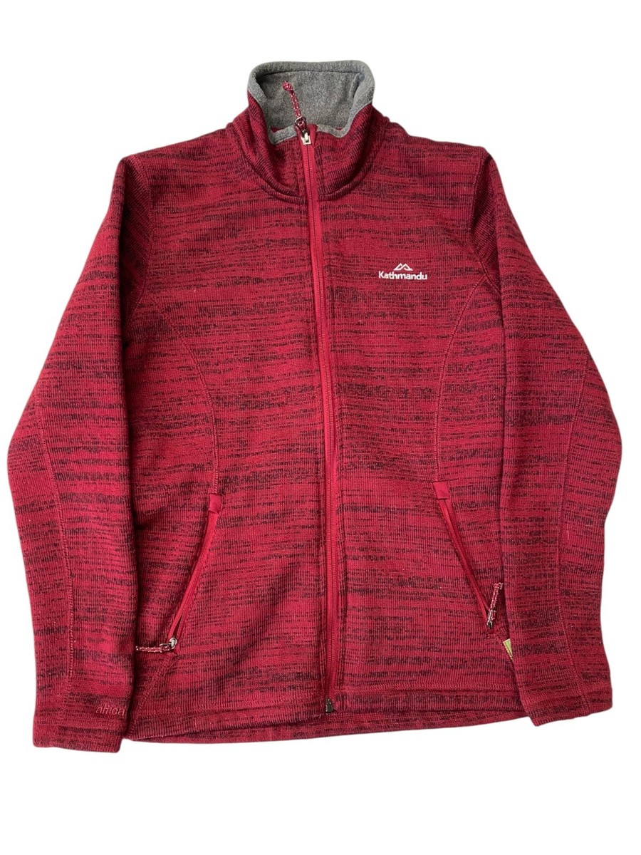 Kathmandu Altica 200 Womens Red Fleece Lined Jacket Size Full