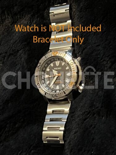 OEM Seiko 49X8JG 20mm Stainless Steel Monster Watch Band SKX781, SKX779/ NO PINS - Picture 3 of 24