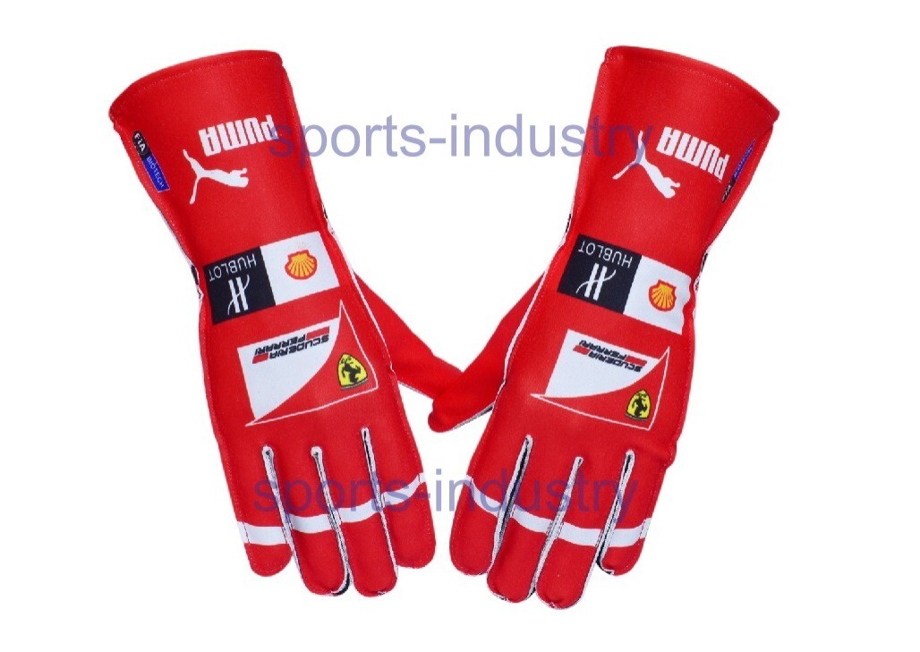 Guantes de Karting Charles Leclerc F1 2019 Guantes F1 (DISPONIBLES de talla S a 3XL)