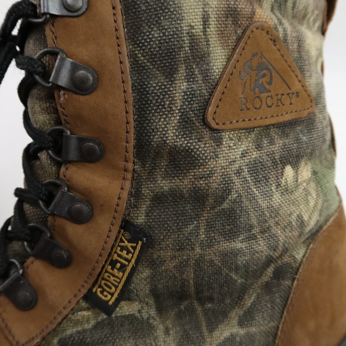 Vintage Rocky Waterproof Camouflage Leather 1000 Gram Insulated Boots Rocky Elk Stalker 1000g Insulated Waterproof Outdoor Boot  main image 2
