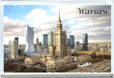 WARSCHAU POLEN KÜHLSCHRANKMAGNET 2