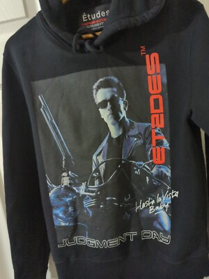 ブレインデッド×ターミネーター2 フーディー Etudes Terminator 2 Judgement Day pullover Hoodie Black SZ Men S S