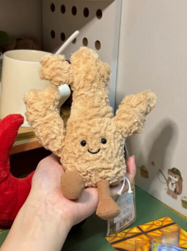 Jellycat Hot AMUSEABLE GINGER Soft Plush Toy CUTE Stuffed Spicy Fun Food
