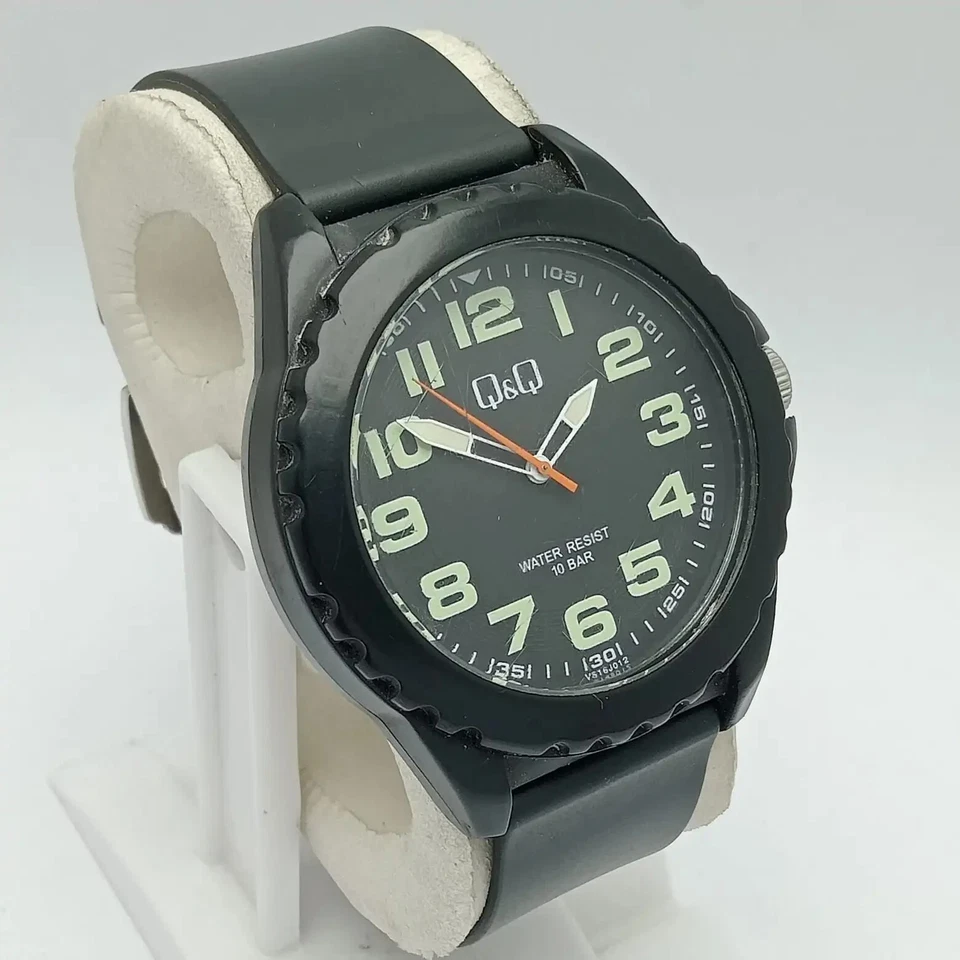 Q&Q Military Dial Quartz Vintage Men’s Watch - Image 3 of 4