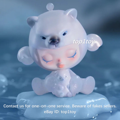 POP MART x SKULLPANDA The Mare of Animals The Polar Bear Mini