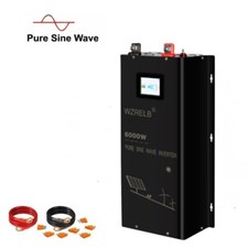 6000W Pure Sine Wave Inverter 48V to 120V 240...