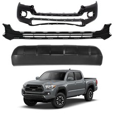 Front Bumper Cover Kit For 2016-2023 Toyota Tacoma Primed With Bumper Valance Front Bumper Cover Kit For 2016-2023 Toyota Tacoma Primed With Bumper Valance