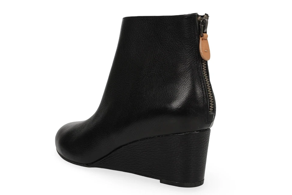 Botines de cuña de cuero para mujer Gentle Souls by Kenneth Cole Vicki Merlot 8,5 Foto 4 de 4