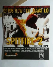 SPITFIRE 2 MIXTAPE DJ ROB FLOW DAAI LO SPIN DYNASTY  5x5.5 MUSIC STICKER 
