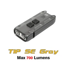Nitecore TIP SE 700 Lumen Rechargeable Keychain EDC Flashlight Torch - Gray